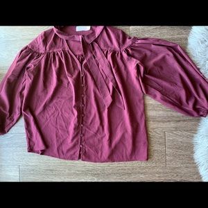 Plum blouse